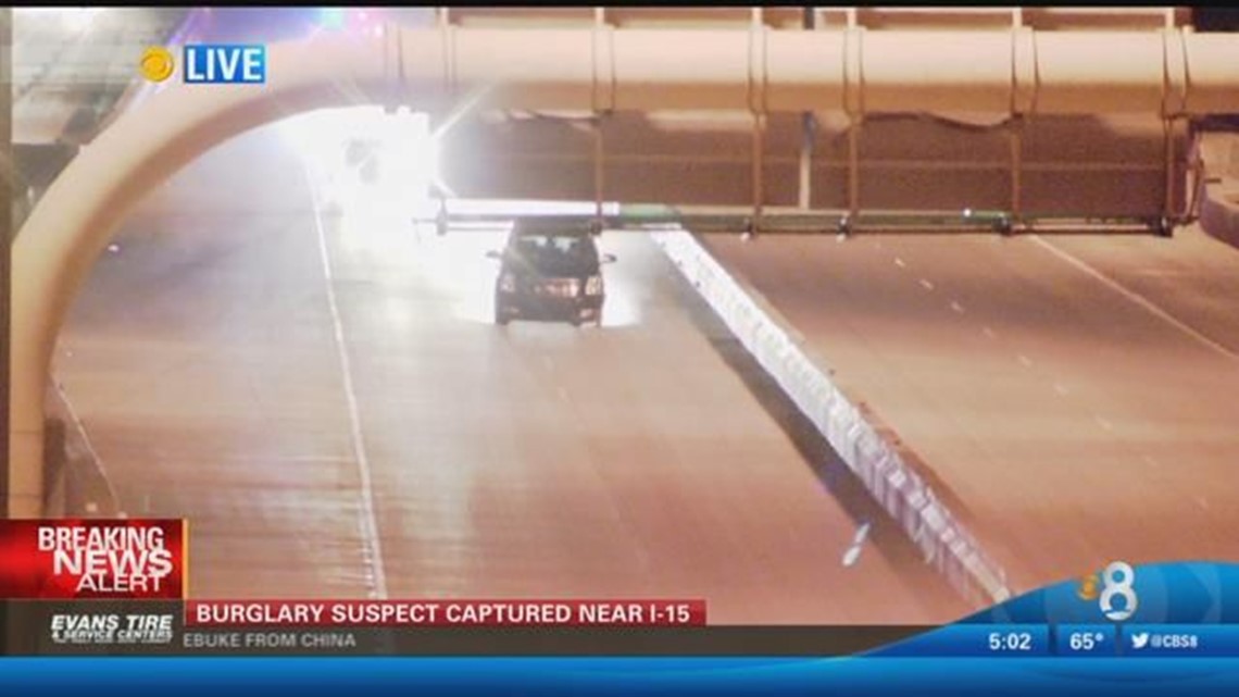 Suspect Captured After High Speed Chase Near I 15 Cbs8 Com Suspect Captured After High Speed Chase Near I 15 Cbs8 Com